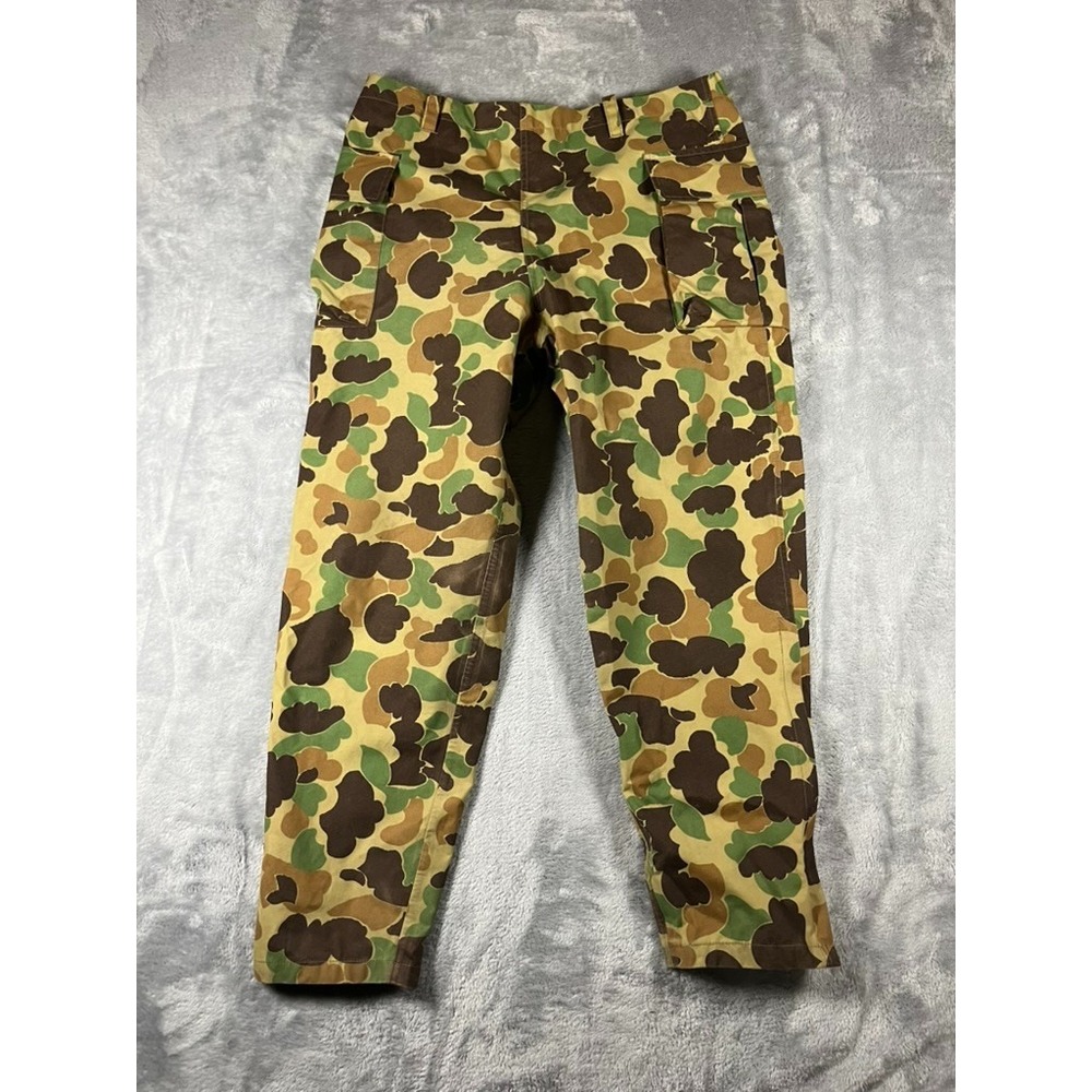 VTG Deadstock Browning Men's Gore-Tex Hunting Pants Medium Duck Camo Nylon USA